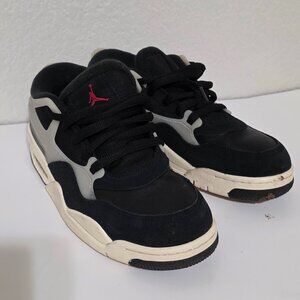 Nike Air Jordan 4 RM “Black Sail” – Size 7Y (Pre-Loved)